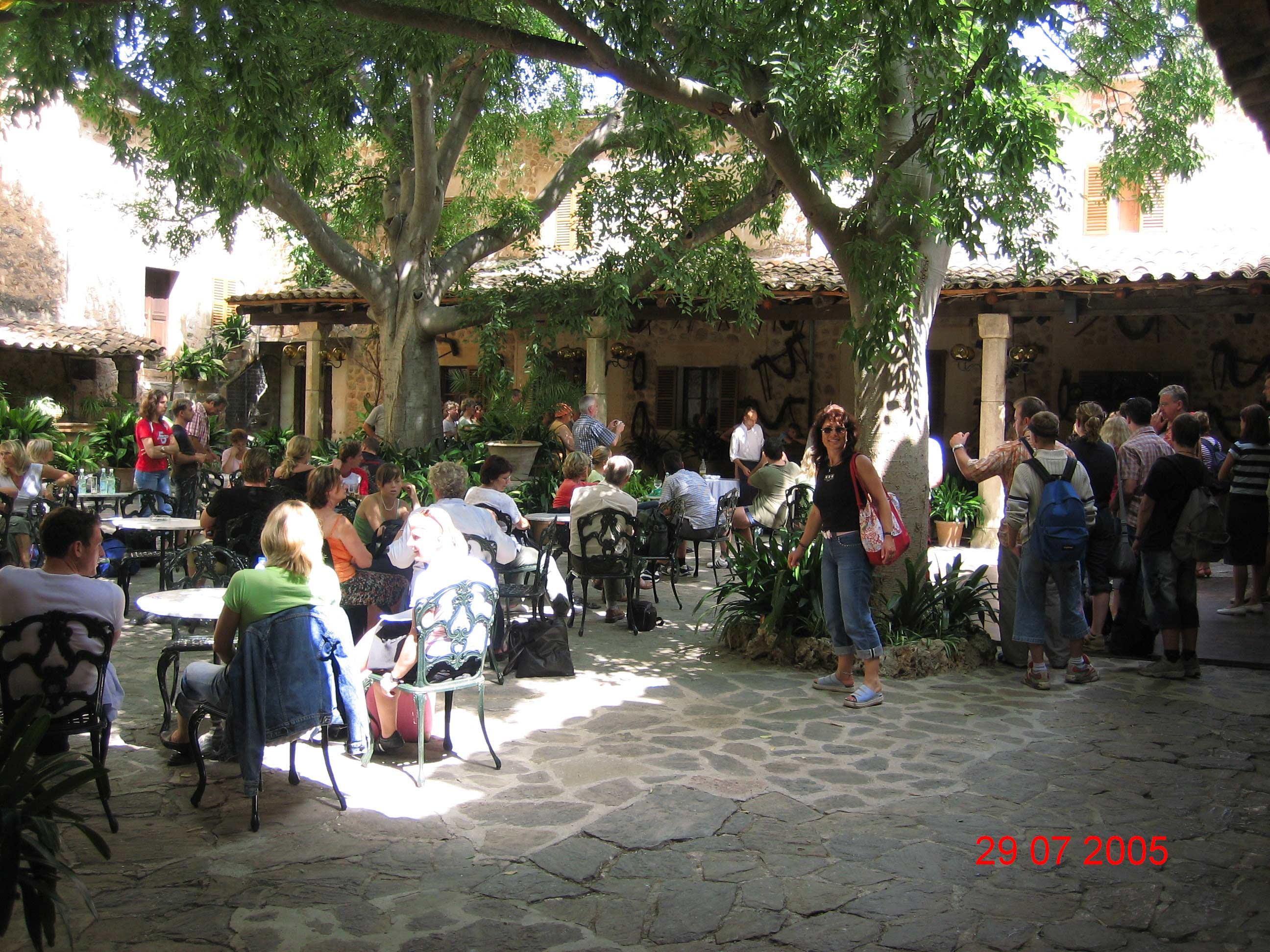 Die Terrasse der Finca