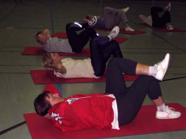 Training für einen schönen Bauch